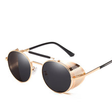 Load image into Gallery viewer, Retro Round Metal Sunglasses Men