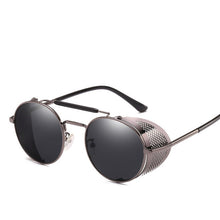 Load image into Gallery viewer, Retro Round Metal Sunglasses Men