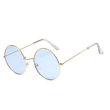Load image into Gallery viewer, Cute color lens retro round sun glasses