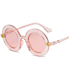 Load image into Gallery viewer, small bees round frame sunglasses women