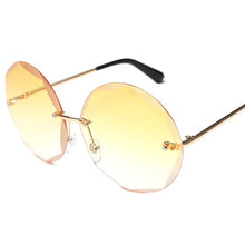Load image into Gallery viewer, Round Cut Rimless Sunglasses Women